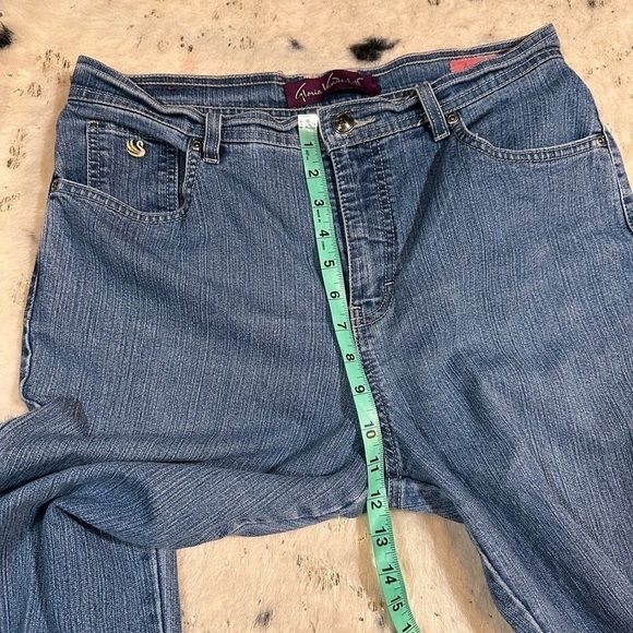 Gloria Vanderbilt Women’s Medium Wash Amanda Stretch Denim Jeans Size - Picture 5 of 7